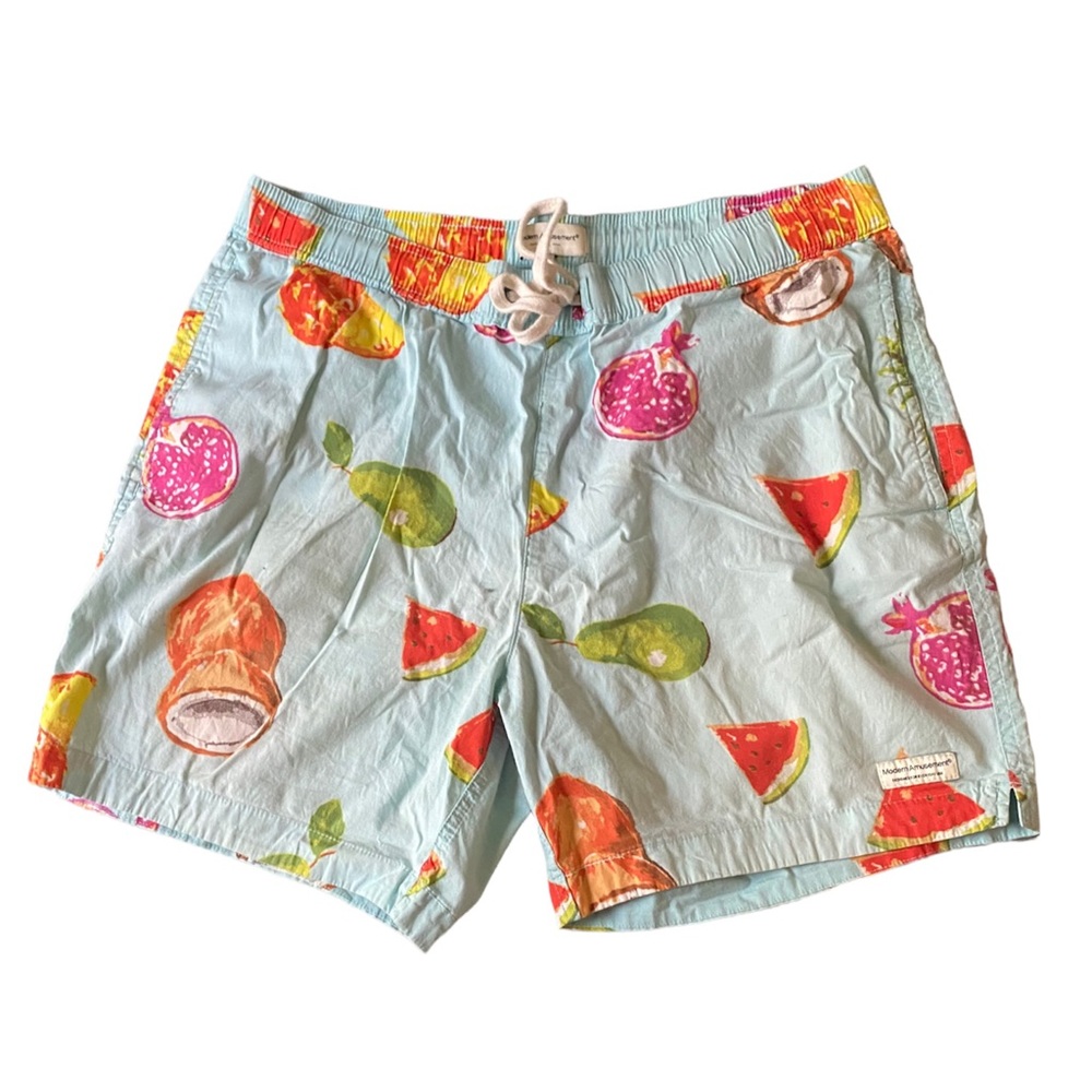 Light blue Fruit board shorts